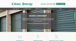 Desktop Screenshot of colonystorage.net